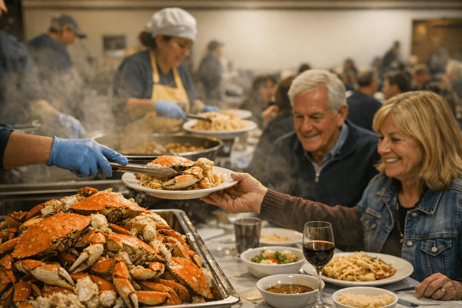 Lamorinda Lions Host Crab Feed with Homemade Pasta Fundraiser