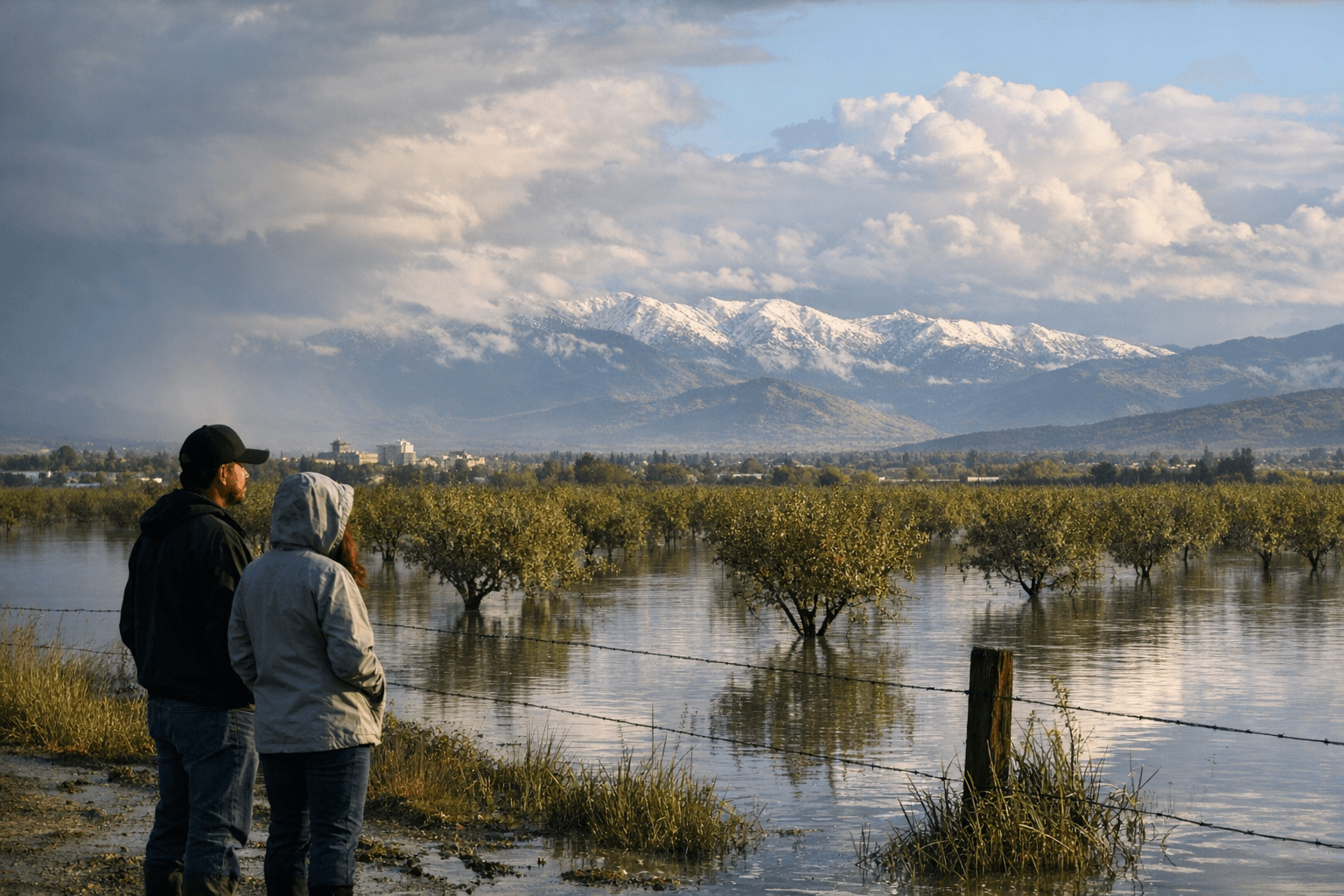 Storms Double Fresno Rainfall; Drought Declared Over Through March