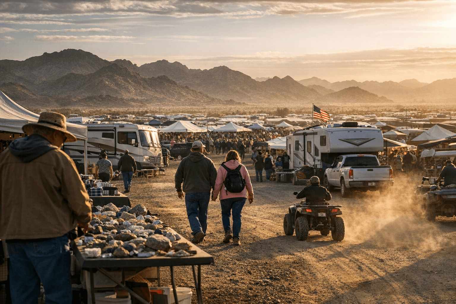 Quartzsite winter season underway - planning key for safe, profitable visits