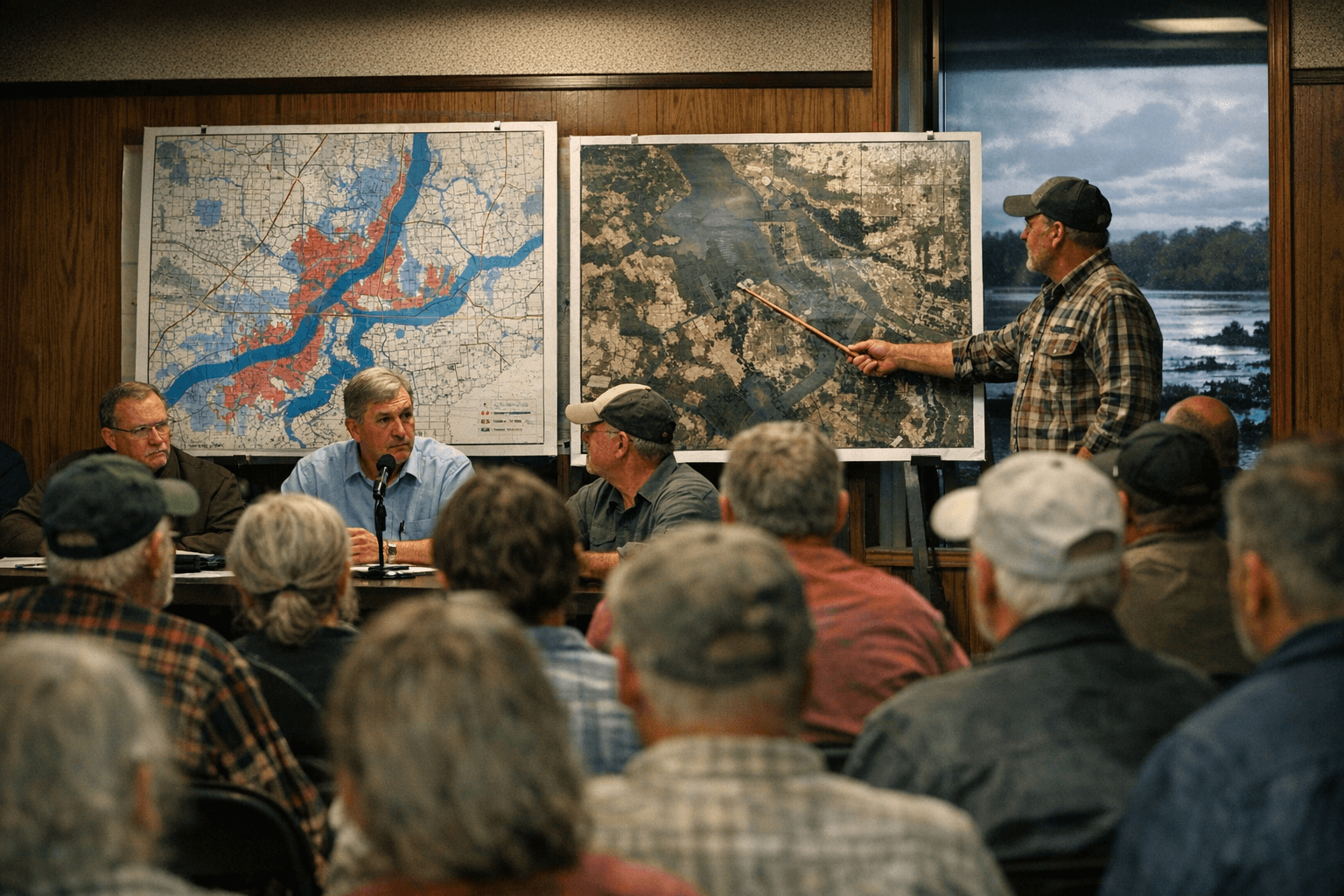 Levee District Holds Public Meeting as Marks Flood Maps Released