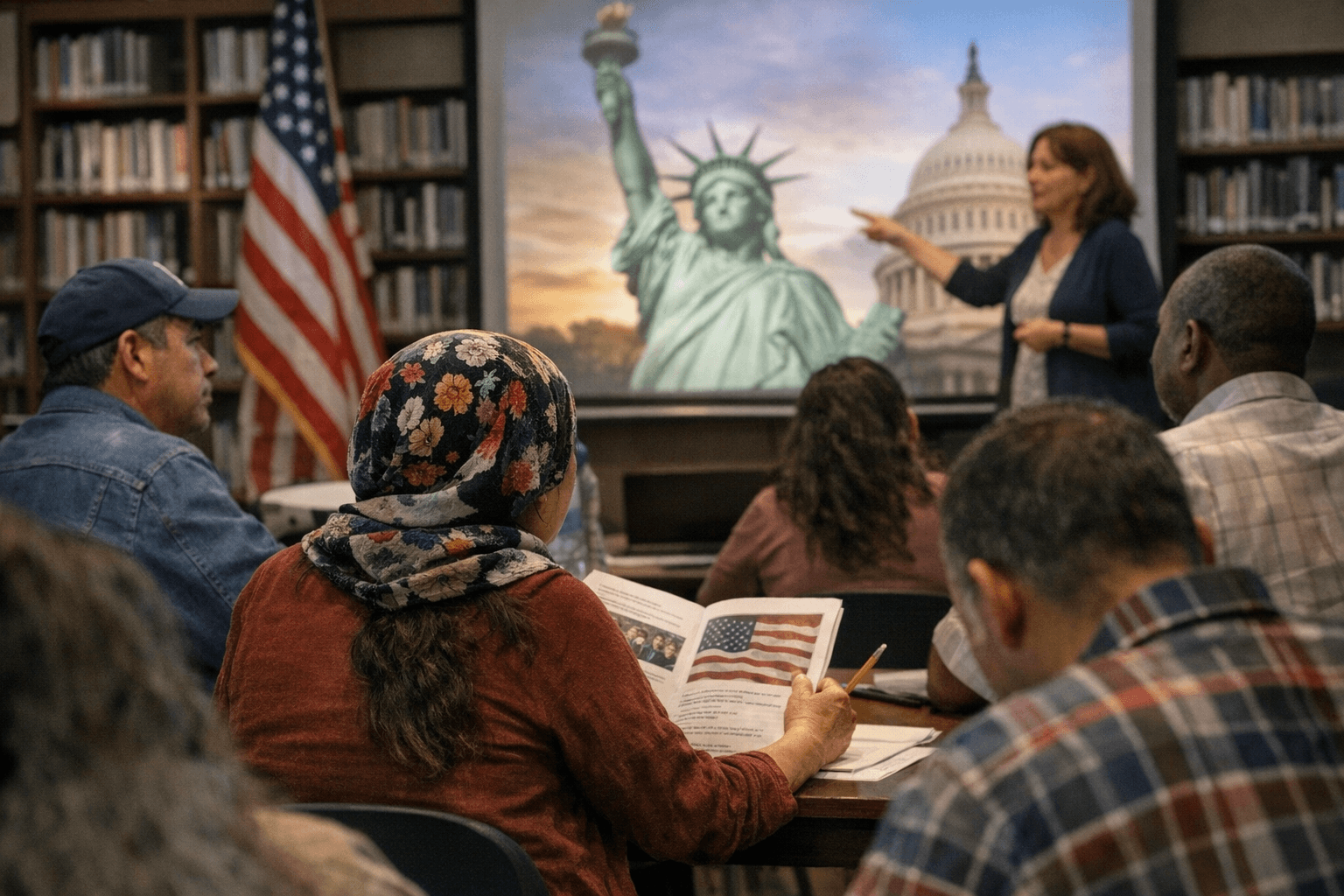Guymon Library Opens Free 2025 Citizenship Course to Patrons