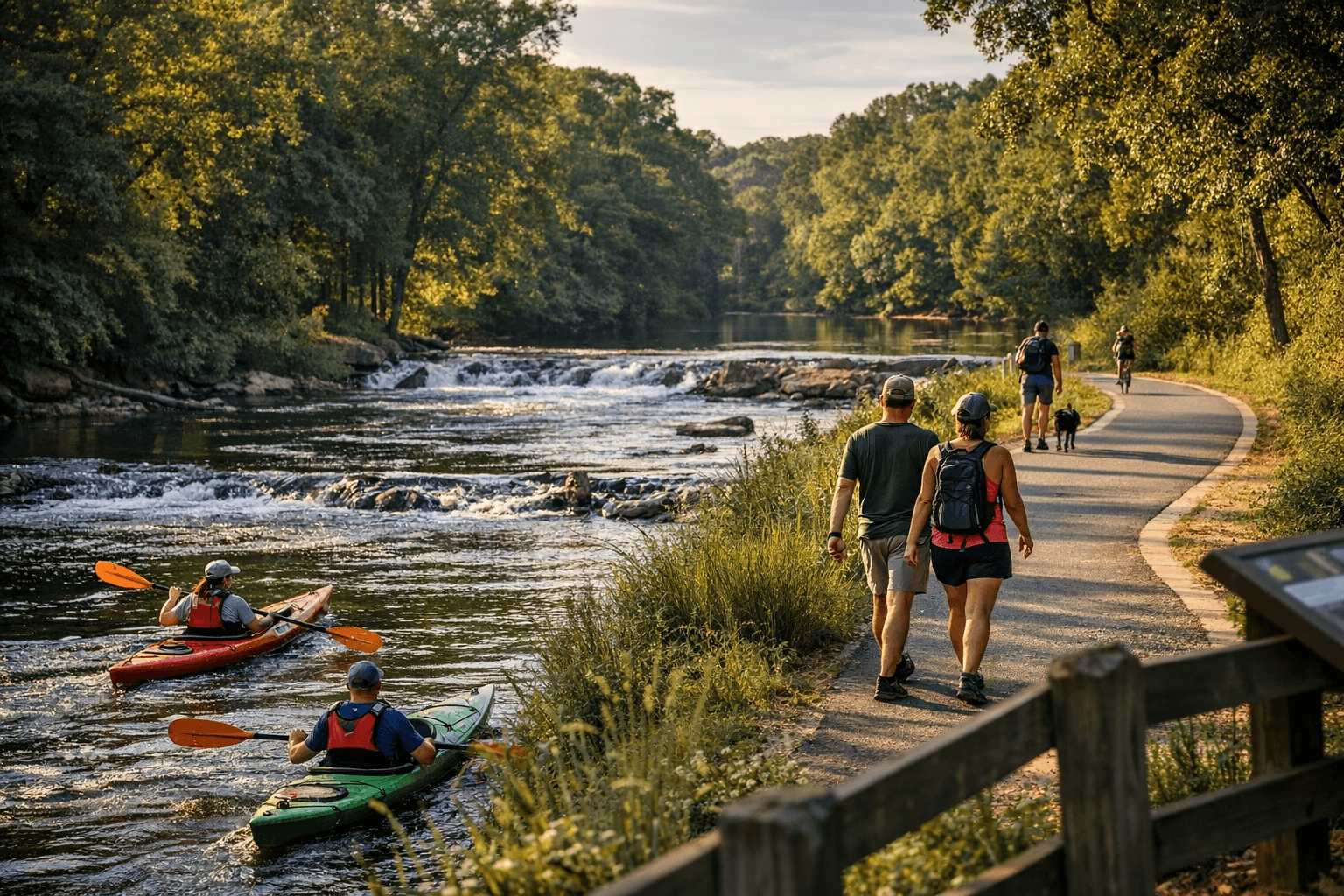 Haw River and Greenway Network Expand Outdoor Access Across Alamance County