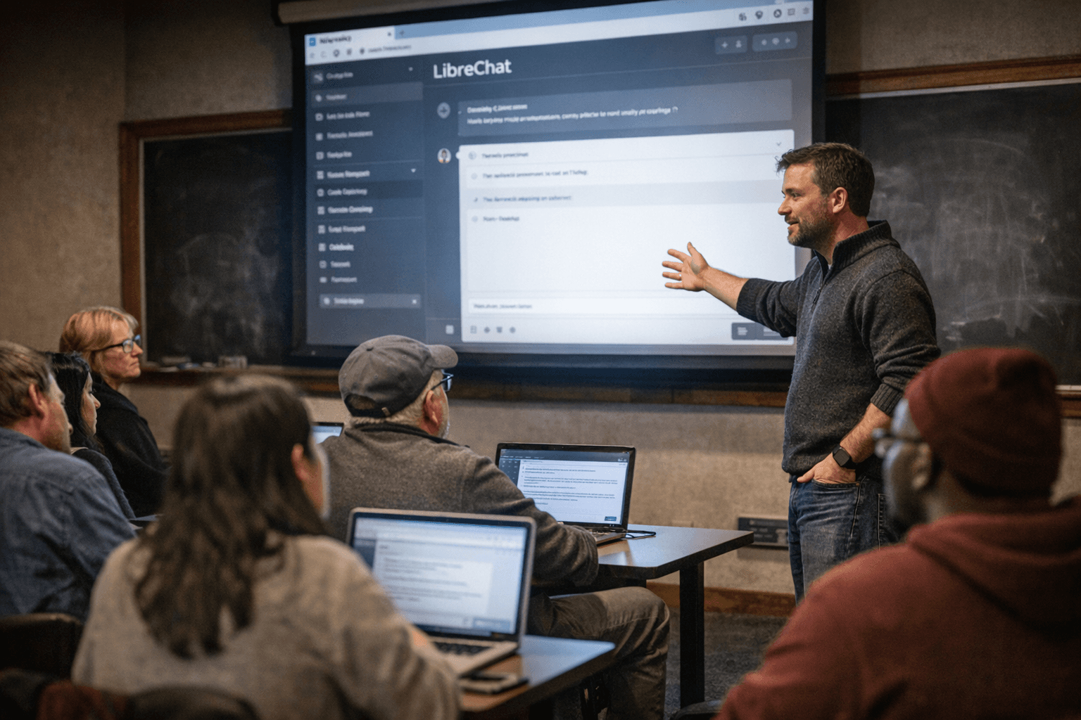 Bowdoin Hosted In-Person LibreChat Workshop Highlighting AI Literacy