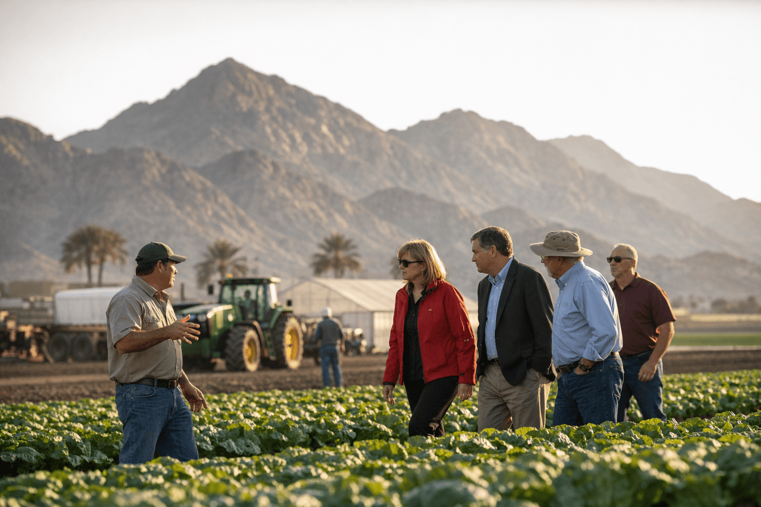 University of Arizona leaders visit Yuma station to expand ag education
