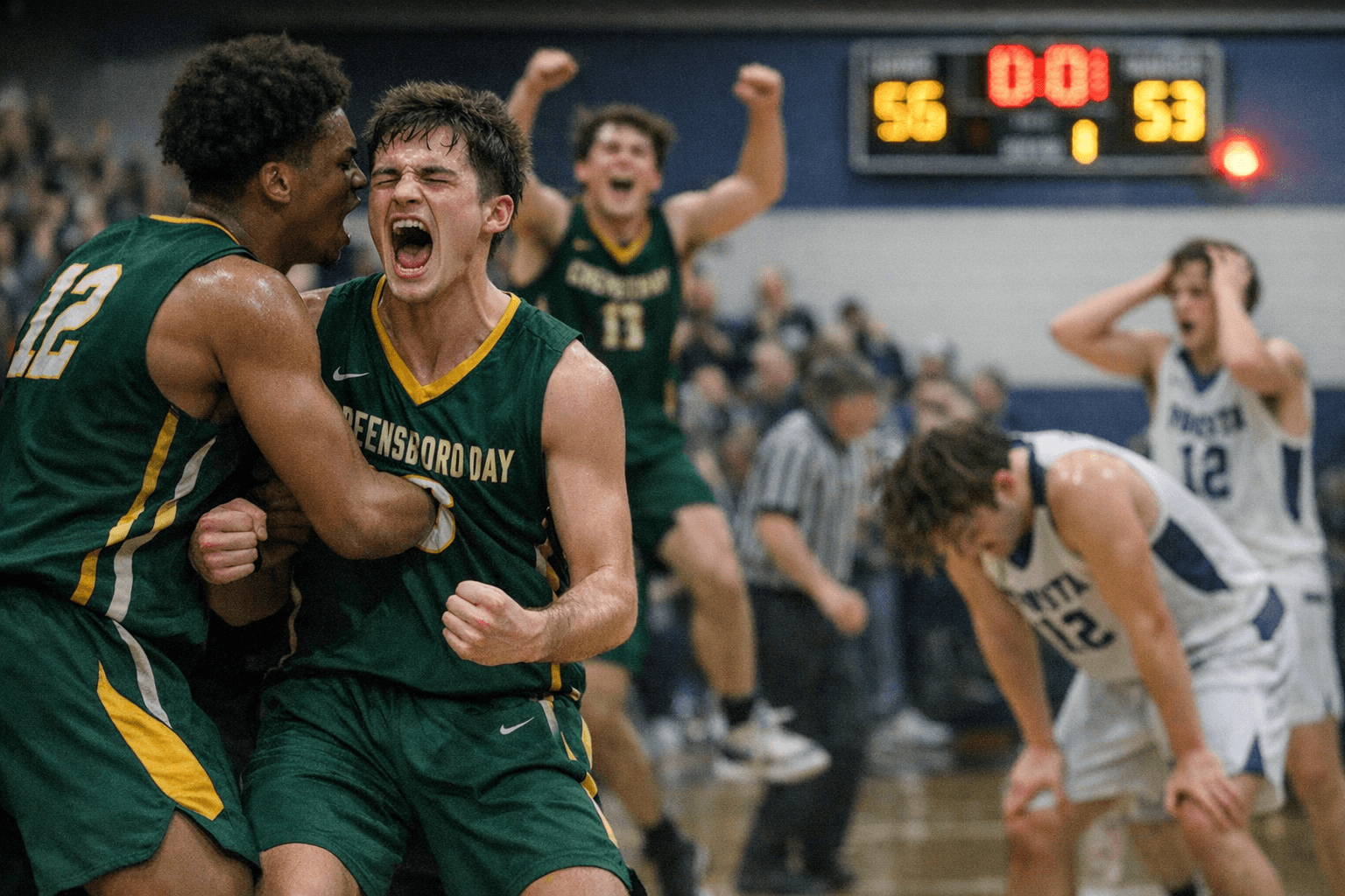 Greensboro Day Boys Upset No. 2 Forsyth Country Day 56-53