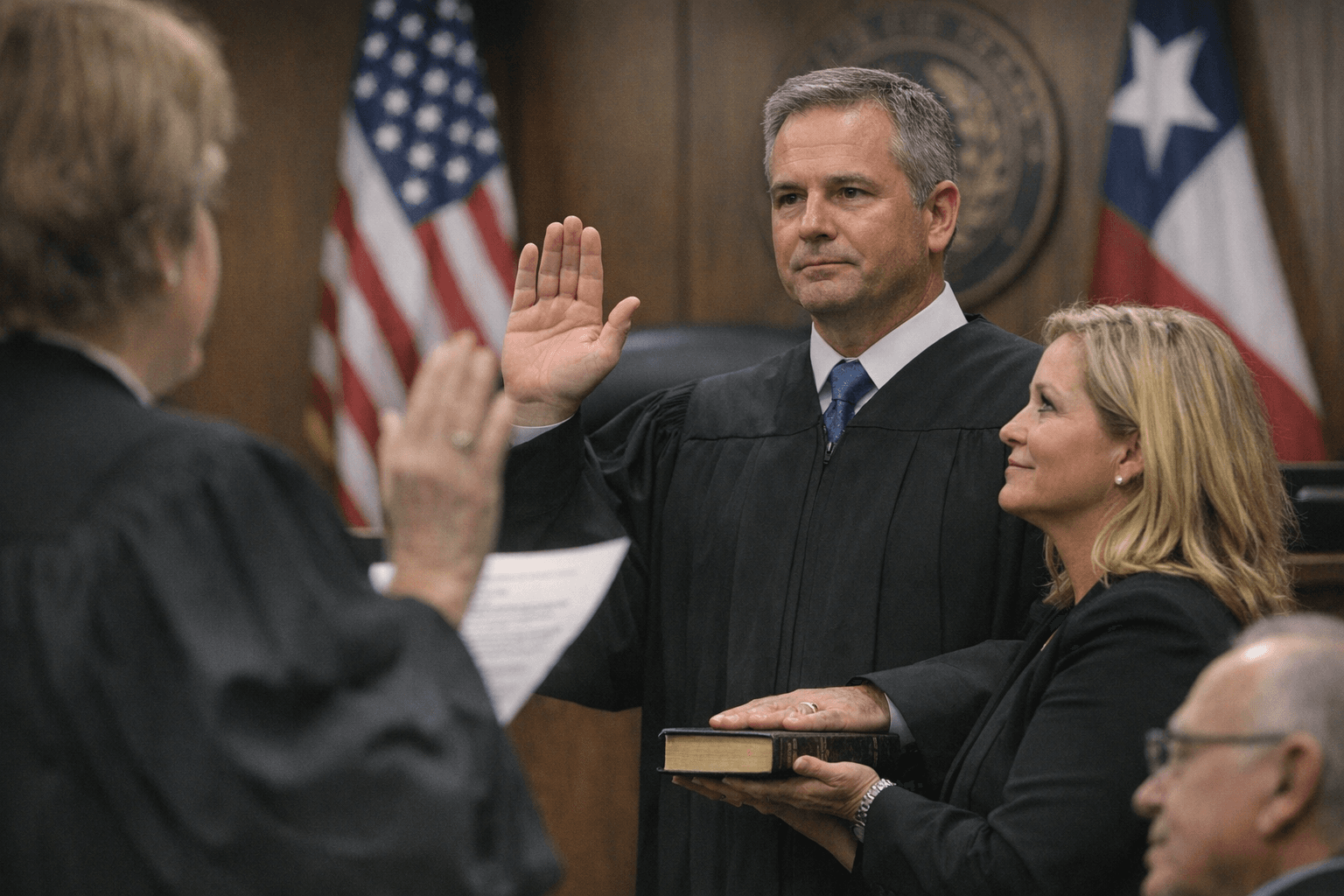 Keith Wheeler Sworn In As Rockwall County Court Judge