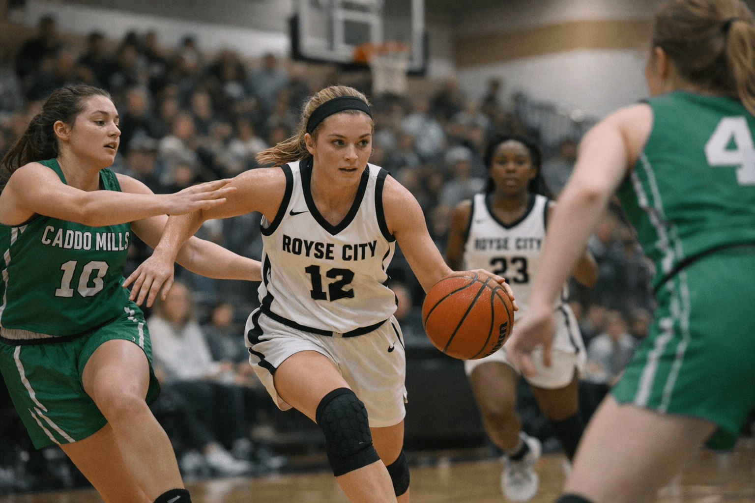 Royse City Girls Basketball Rolls to 65-26 Win Over Caddo Mills