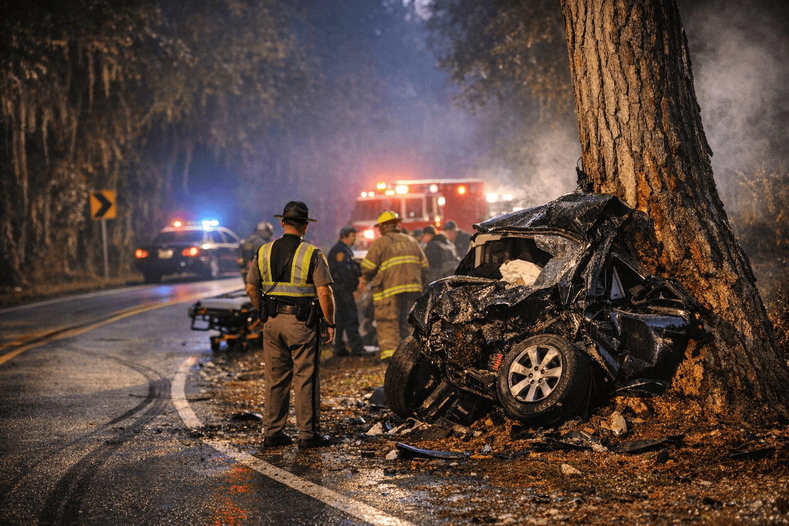 Fatal Speeding Crash on Markham Woods Road Raises Safety Questions