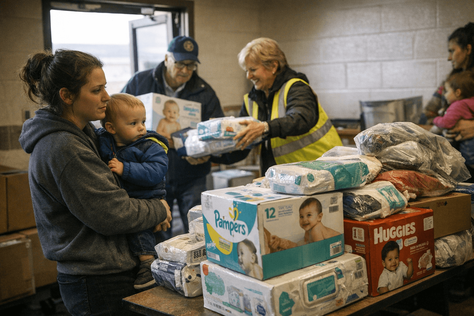 Rotary Clubs’ Diaper Drive Delivers Thousands to TRI-CAP Families