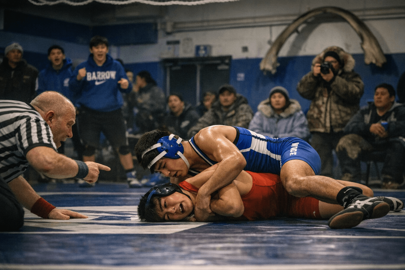 Barrow Invitational Draws Alaska Wrestlers, Boosts Youth Health and Community