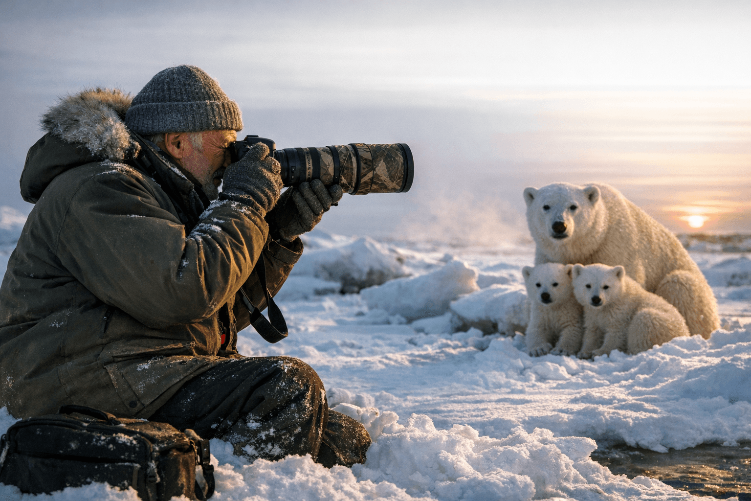 Scientist Turned Photographer Brought Arctic Wildlife to Southern Audiences