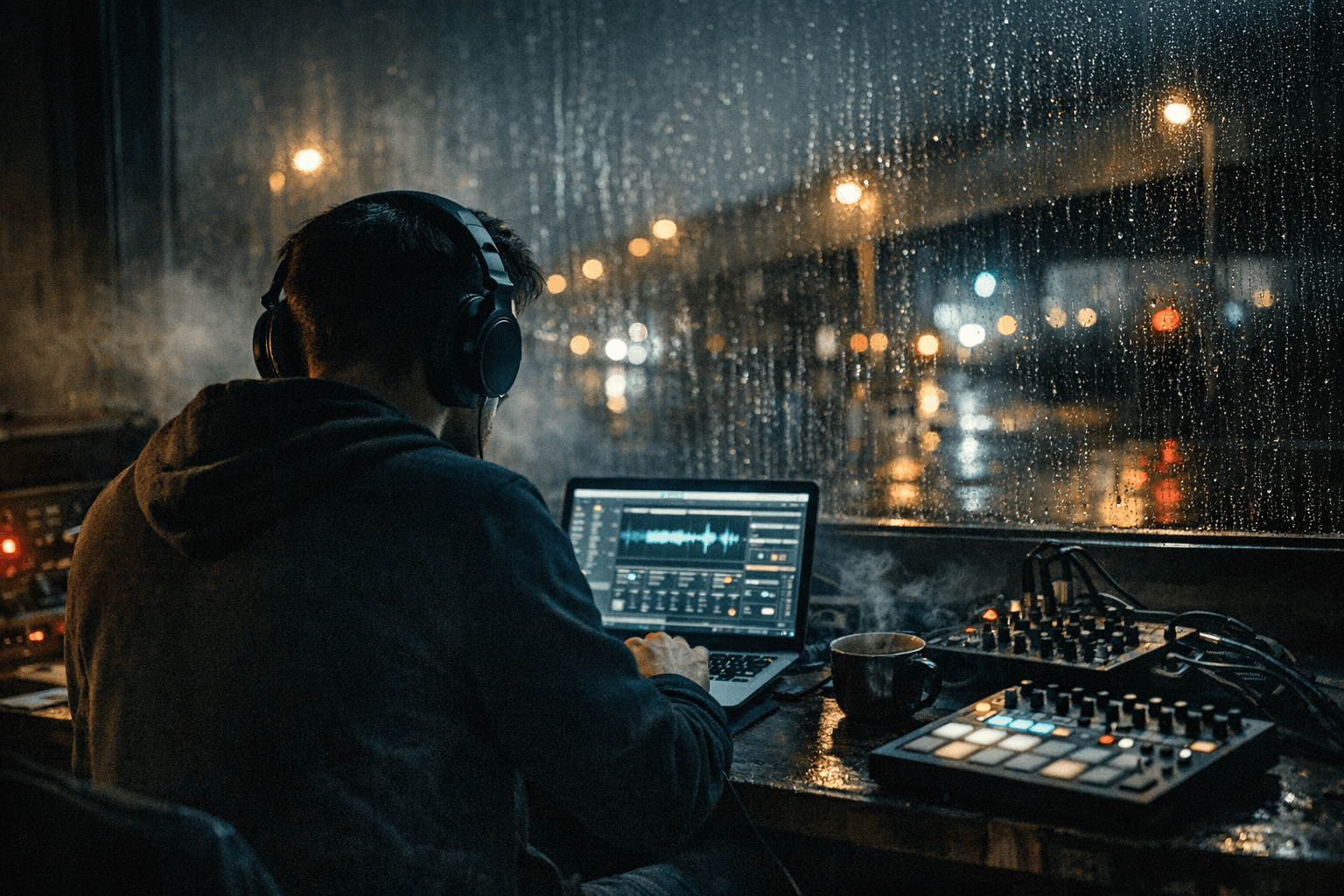 Rydglek Unveils Post-rain, a Late-night Ambient Techno Statement