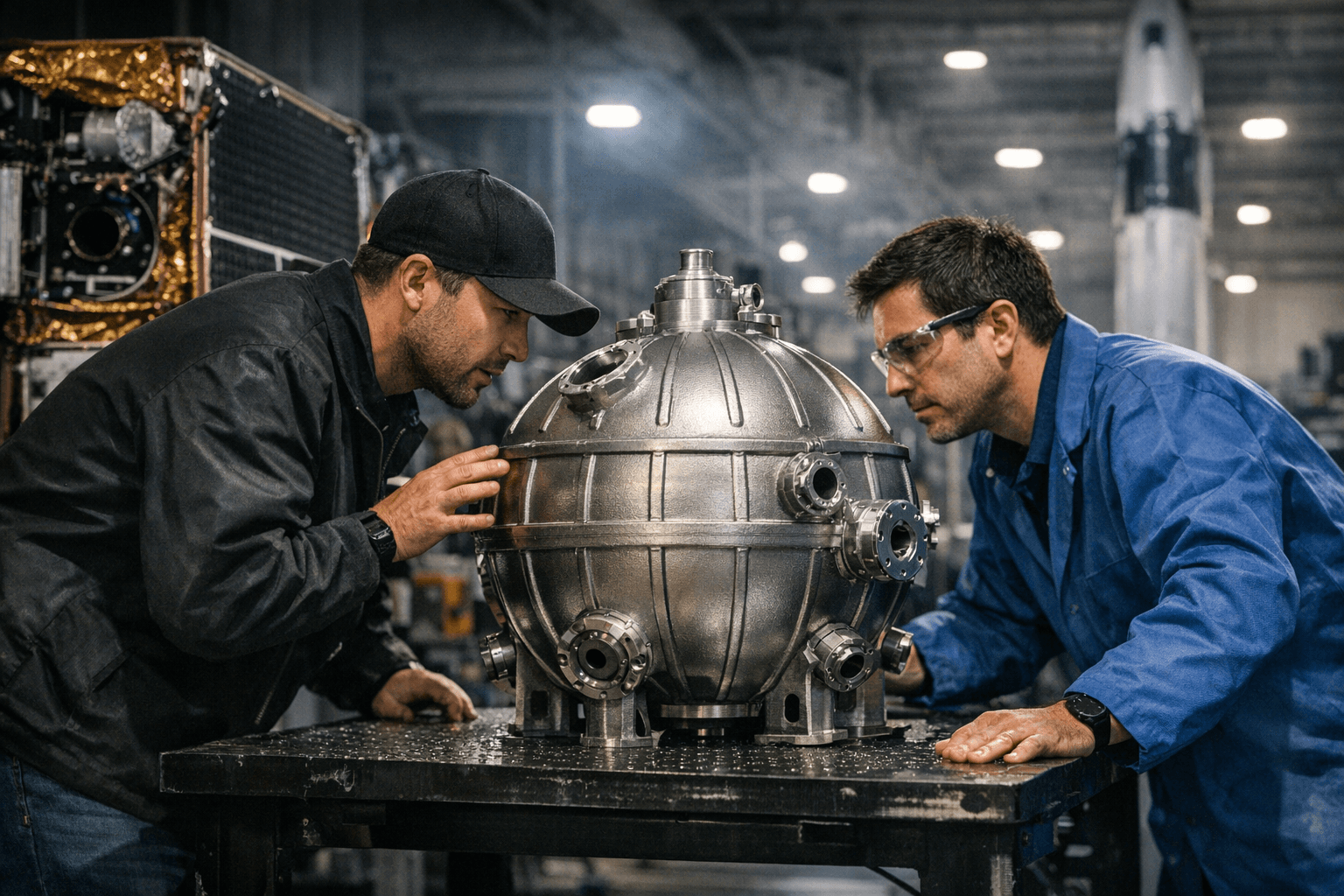 Momentus, Velo3D Produce 3D-Printed Fuel Tank for Flight