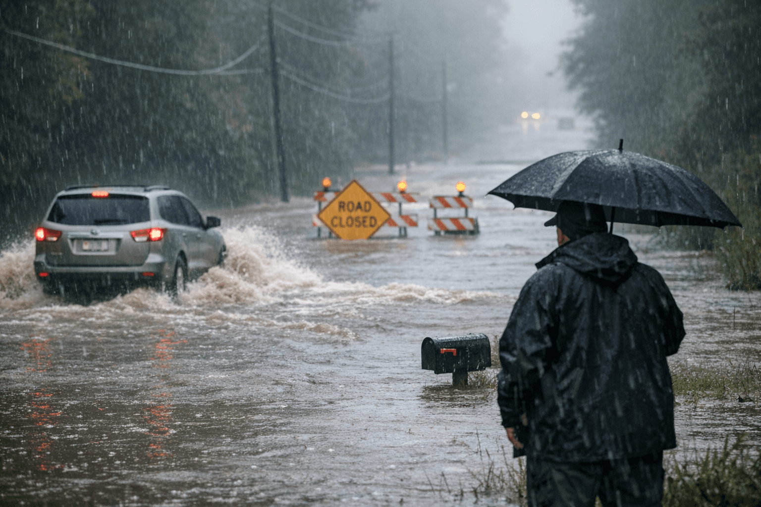 Flood Watch Issued for Autauga County as Rain Arrives