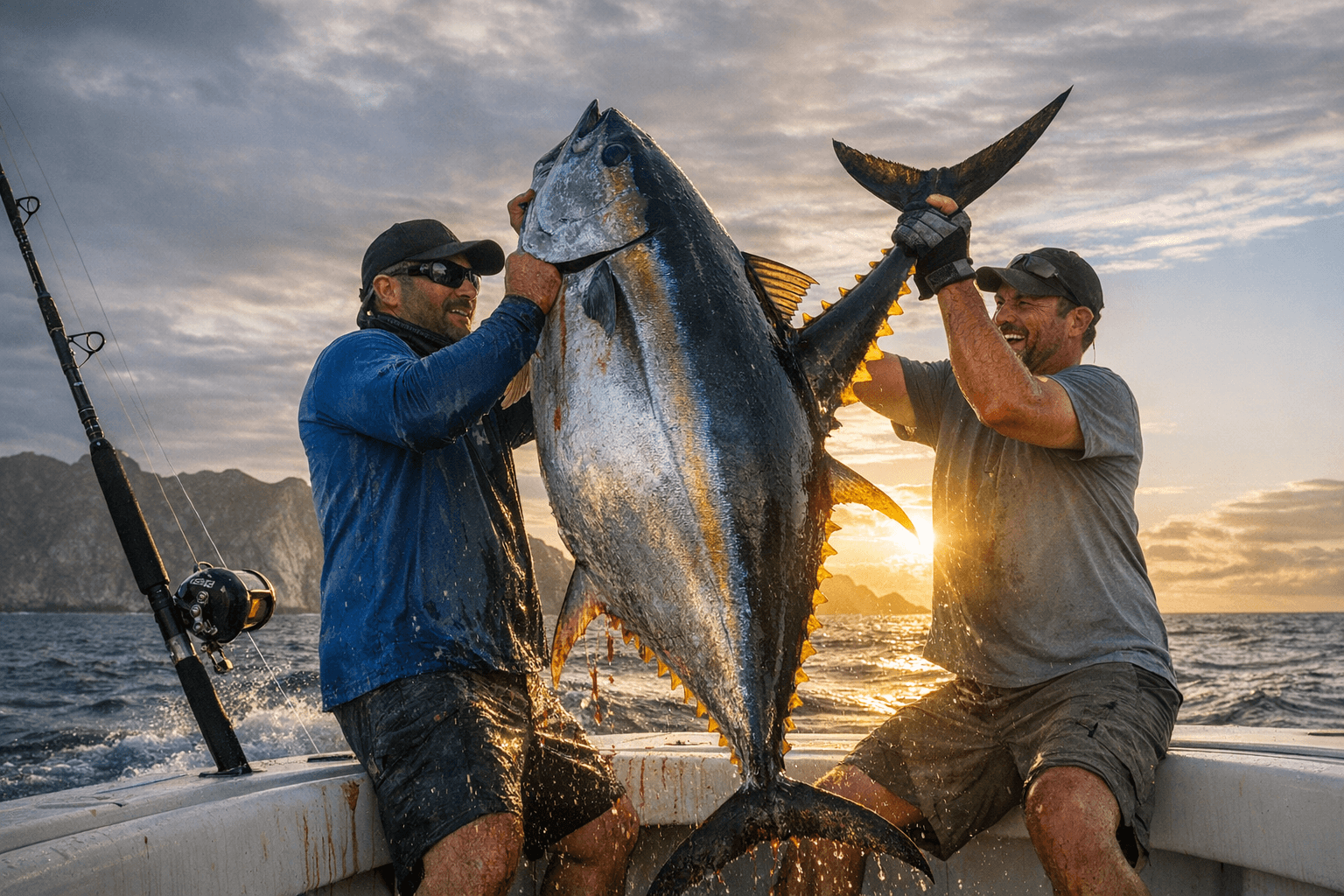Baja January Report Shows Big Yellowfin in Warm Water Pockets
