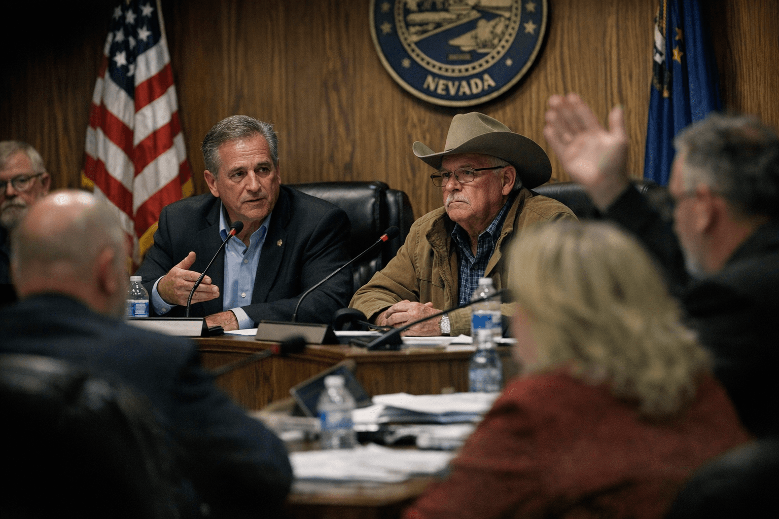 Nye County Commissioners Elect Leadership Amid Procedural Questions