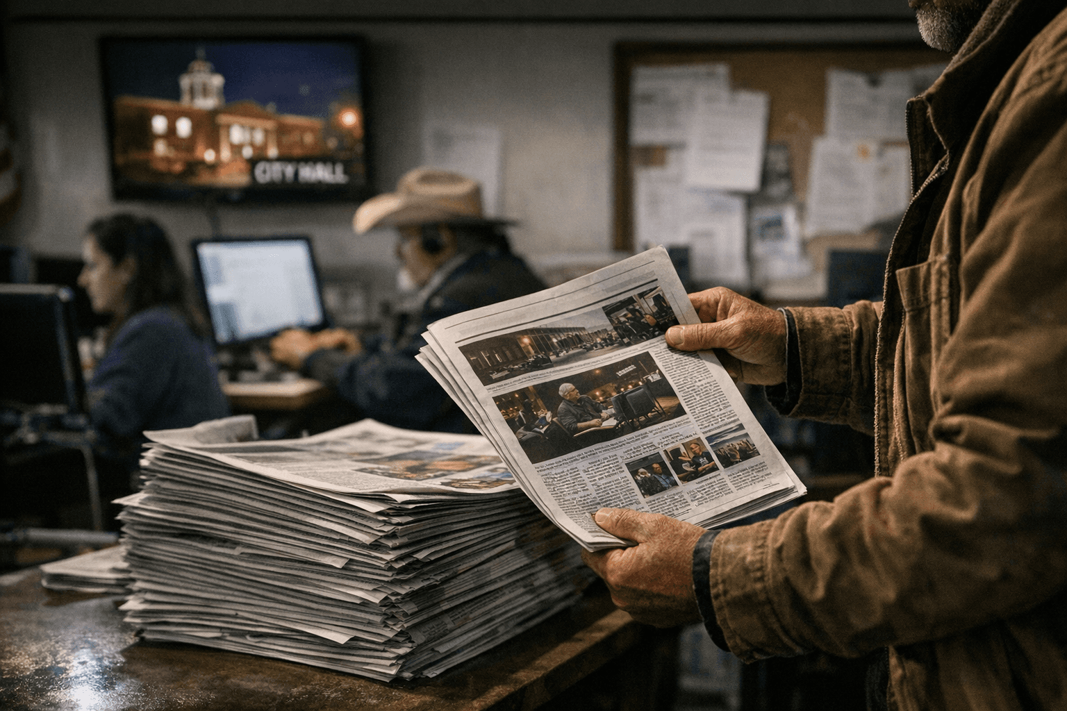 Gallup Independent Posts Jan. 7–8 Front Page Directing Readers to This Week’s Coverage