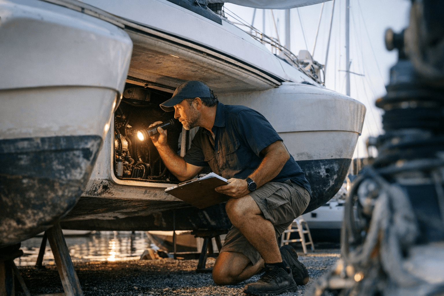 Ten Essential Inspections Before Buying a Used Catamaran Yacht