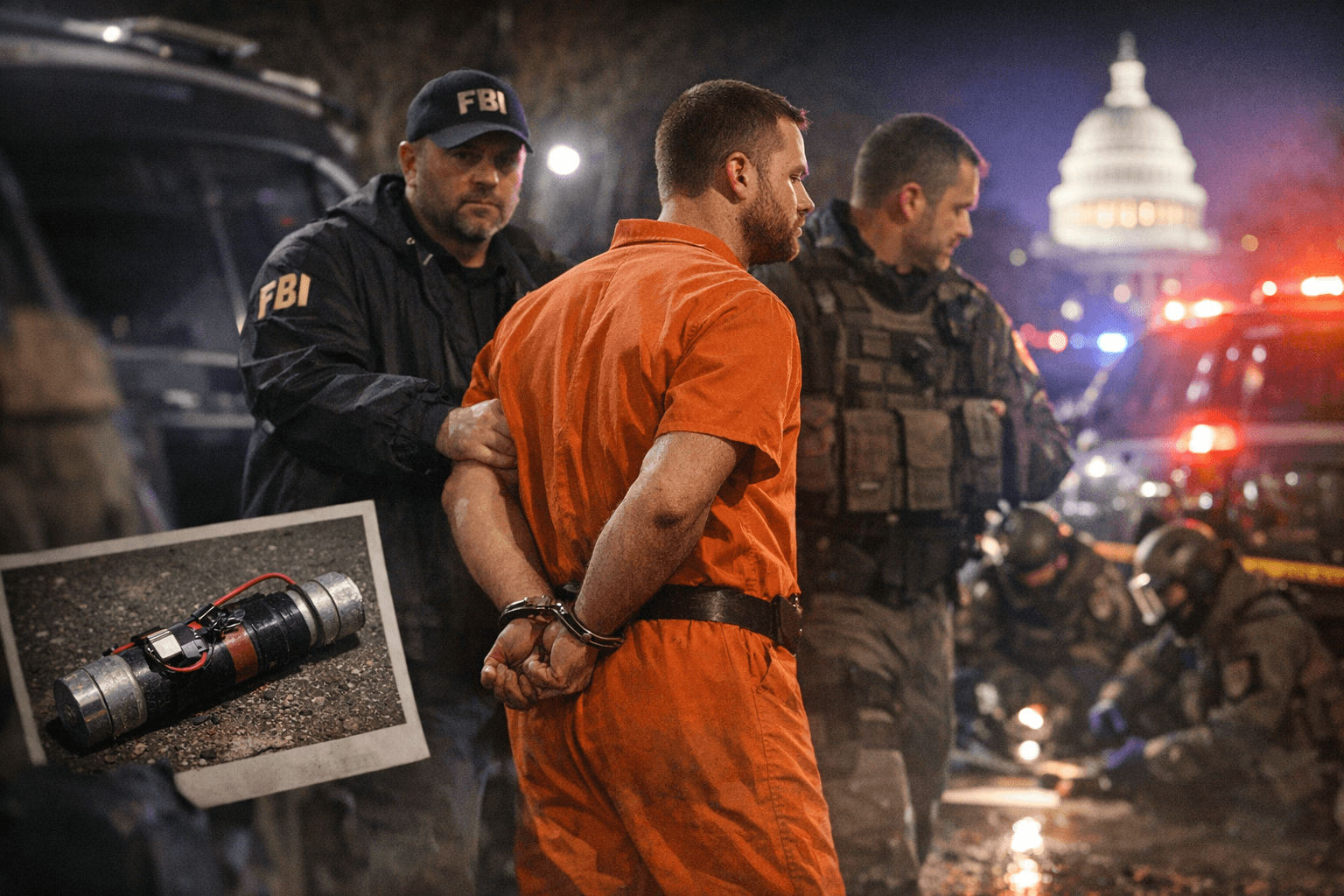 Virginia Man Pleads Not Guilty to Planting Pipe Bombs in Washington