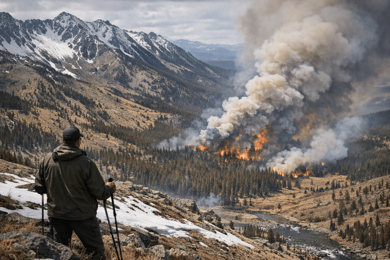 Thin Snowpack Heightens Water and Fire Risks in Lewis and Clark