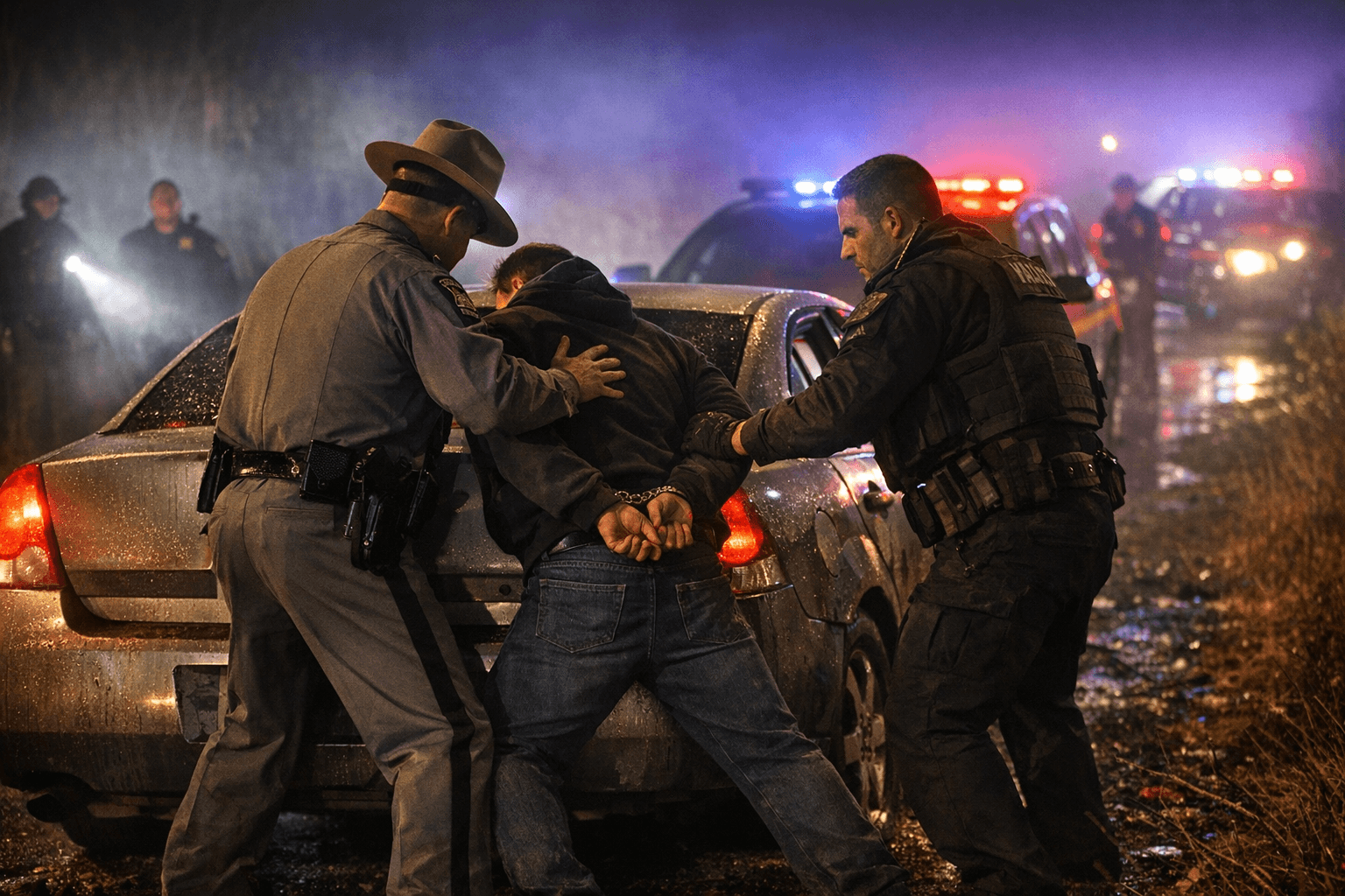 Multi-jurisdictional Vehicle Pursuit Ends With Arrests in Orange County