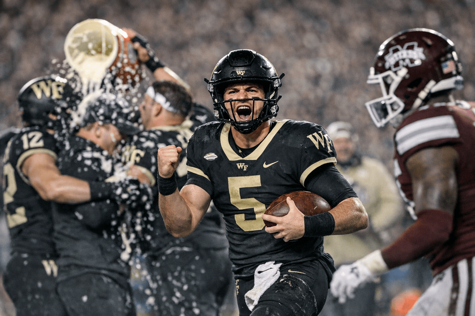 Wake Forest Tops Mississippi State 43-29 in Duke's Mayo Bowl