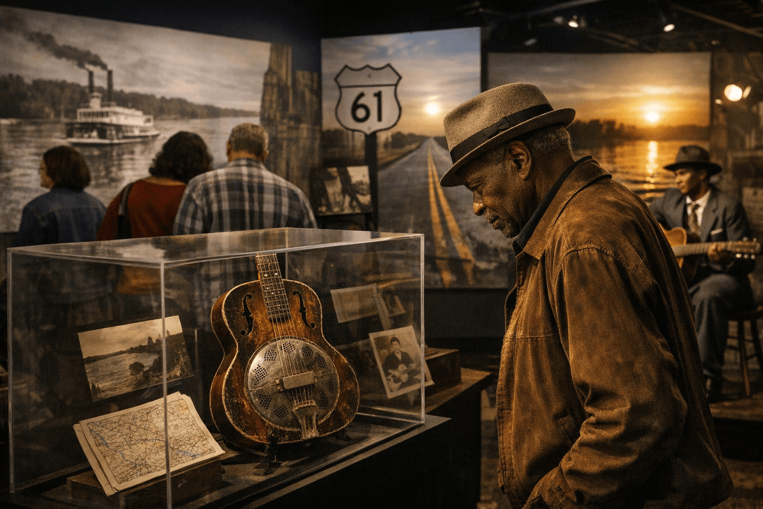 New Delta Blues Exhibit Connects River, Highway 61 and Community Heritage