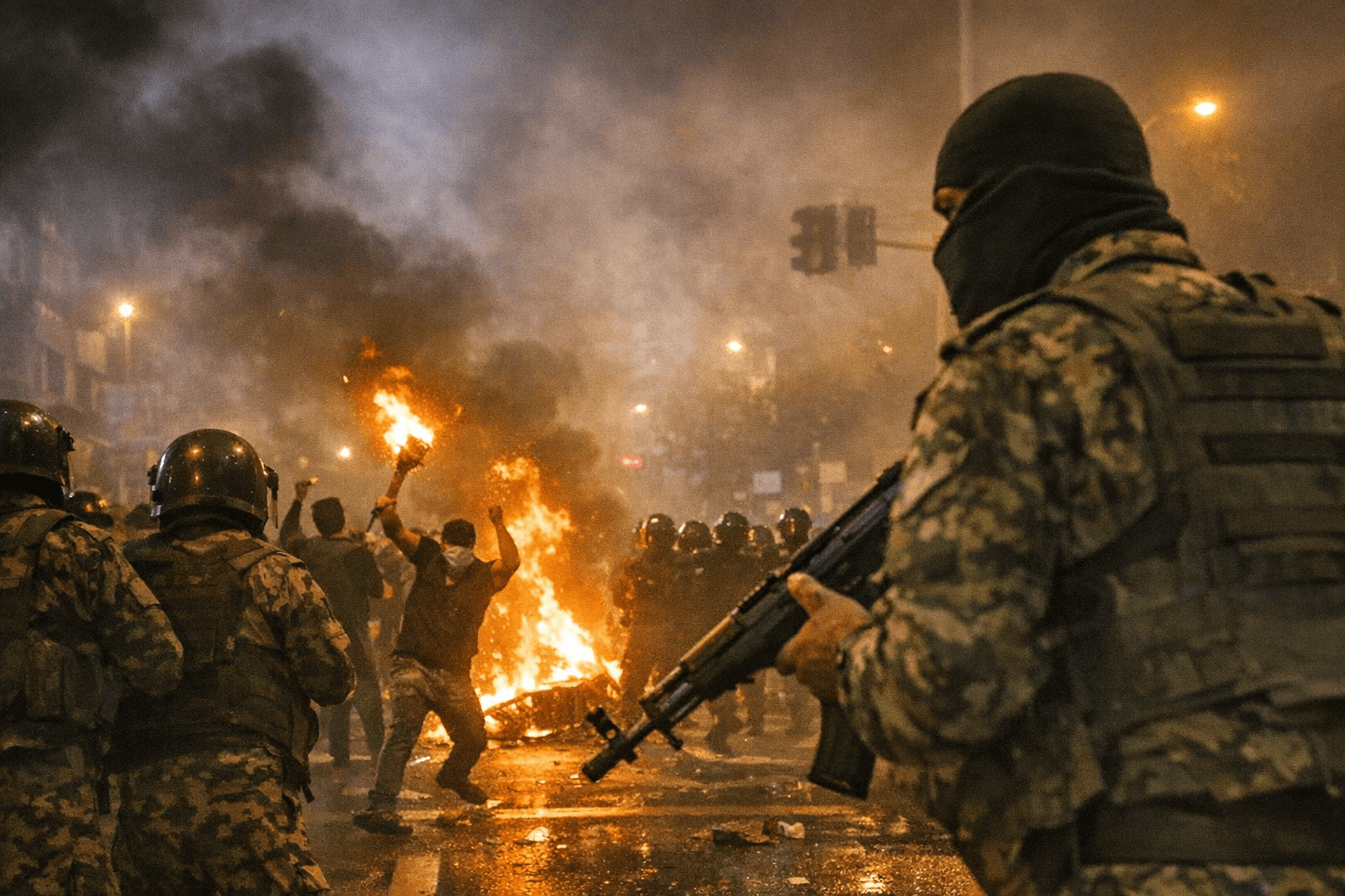 Revolutionary Guards Declare 'Red Line' as Protests Spread Nationwide