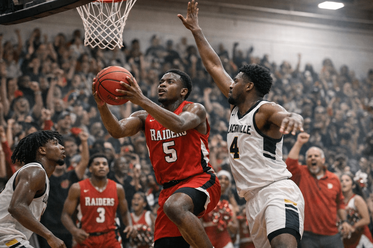 Red Raiders Extend Win Streak in County Showdown with Hawks