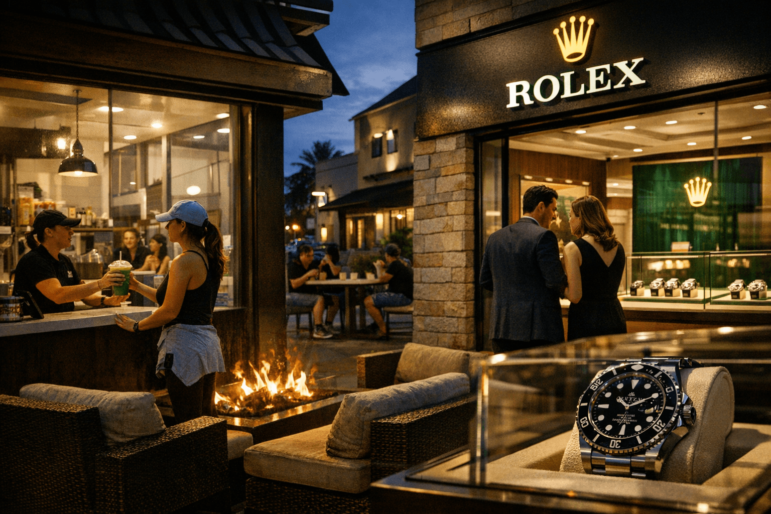 New Shake Shop and Rolex Dealer Open at Park Place in North Fresno
