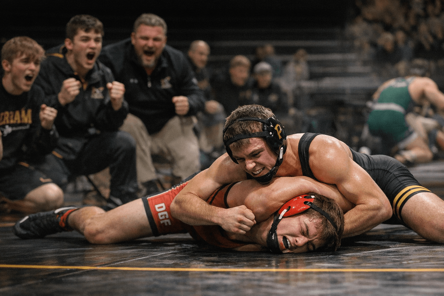 Perham Wrestling Sweeps Triangular Meet, Beats DGF 34-23