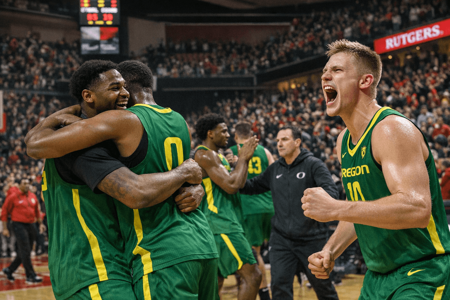 Ducks Record Road Win at Maryland, Finish Road Trip at Rutgers