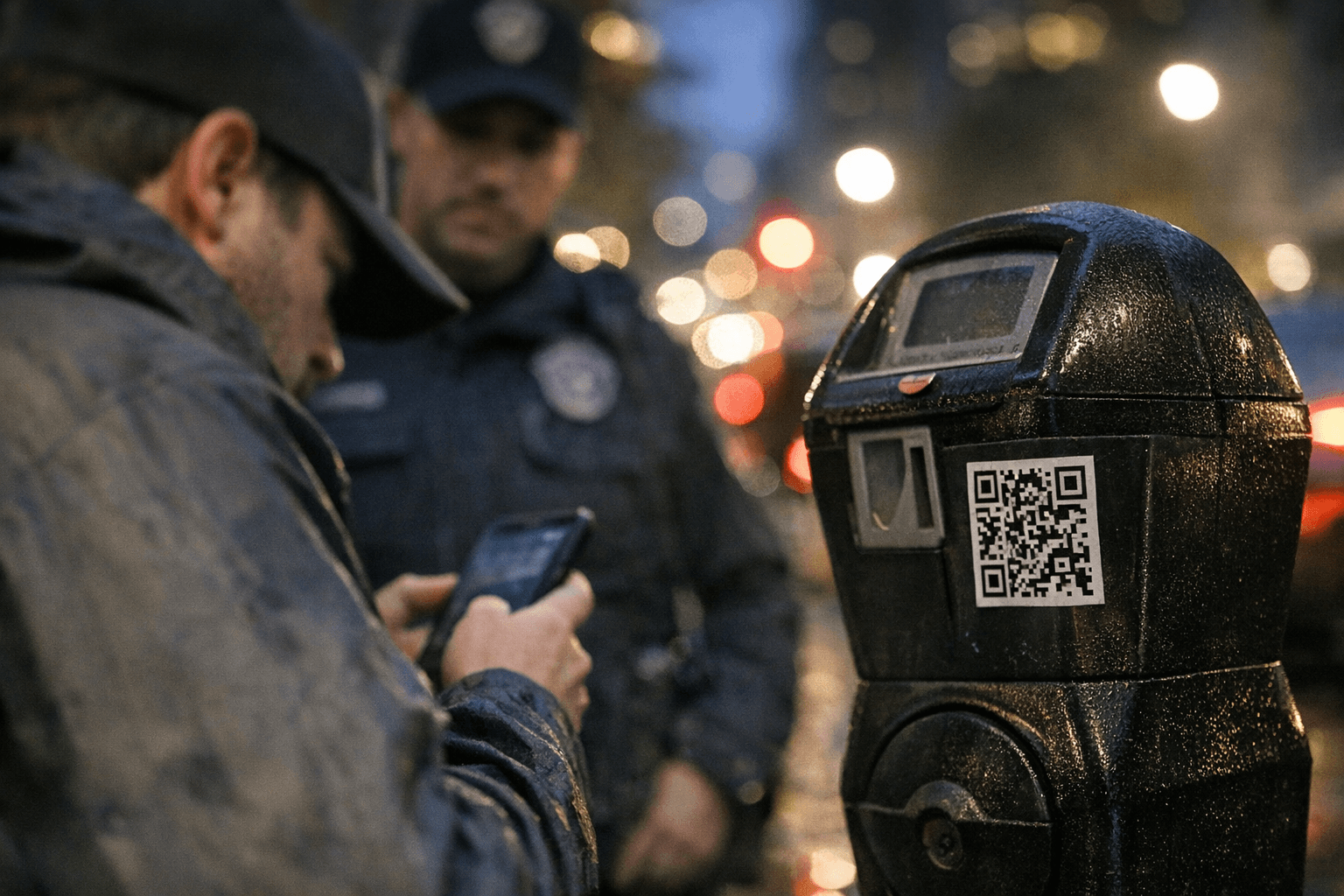 Fake QR Code Stickers Found on Raleigh On-Street Parking Meters