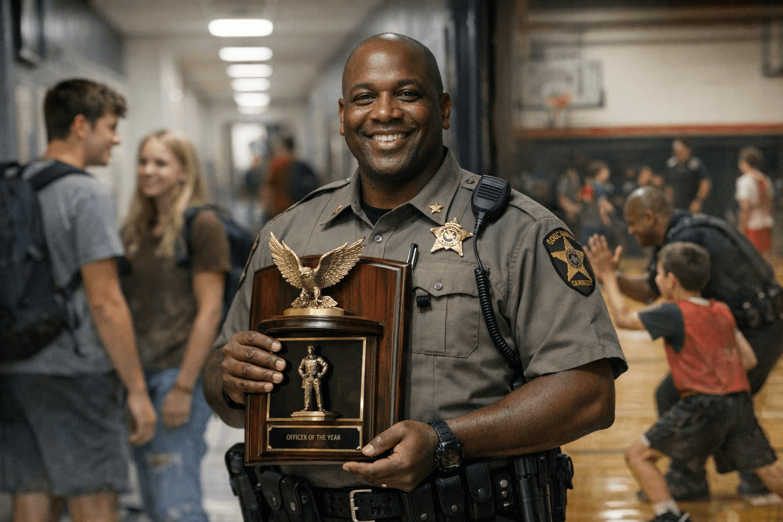 Goochland School Resource Officer Wins Statewide Officer of the Year
