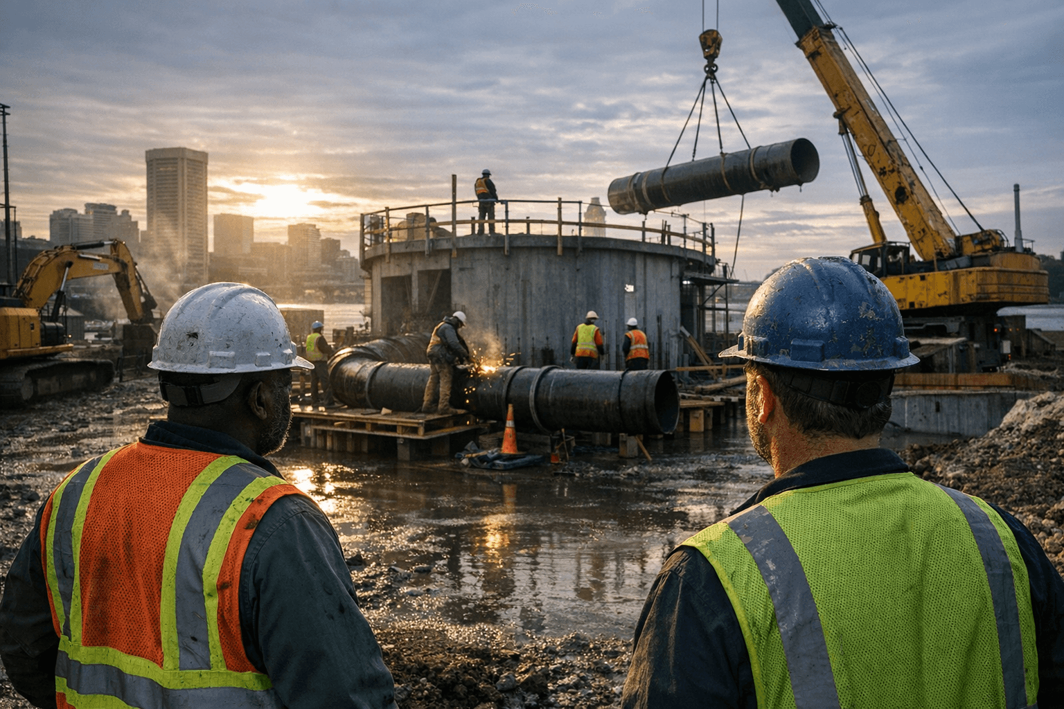 Baltimore Adopts First Project Labor Agreement for Four Pumping Stations