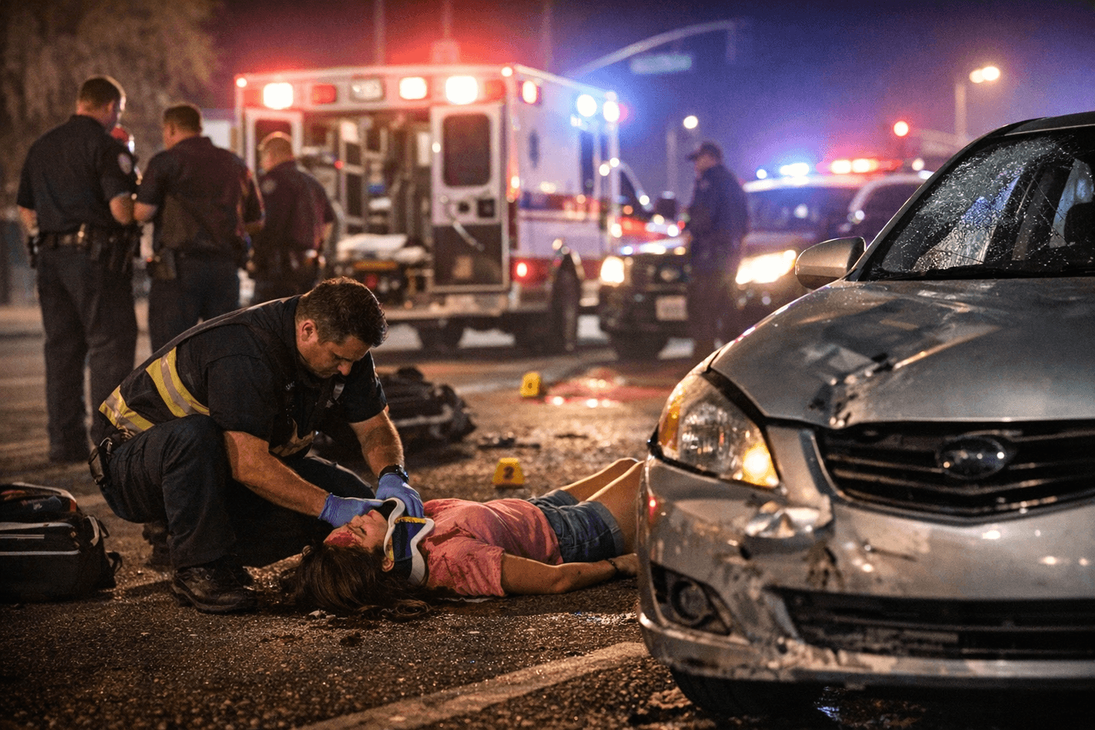 Woman in her 20s struck by car near Blackstone and Ashlan