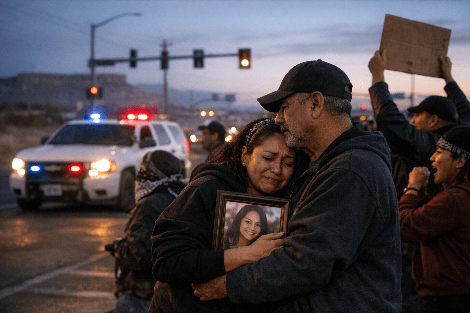 Sandoval County protesters demand ICE out after fatal shooting