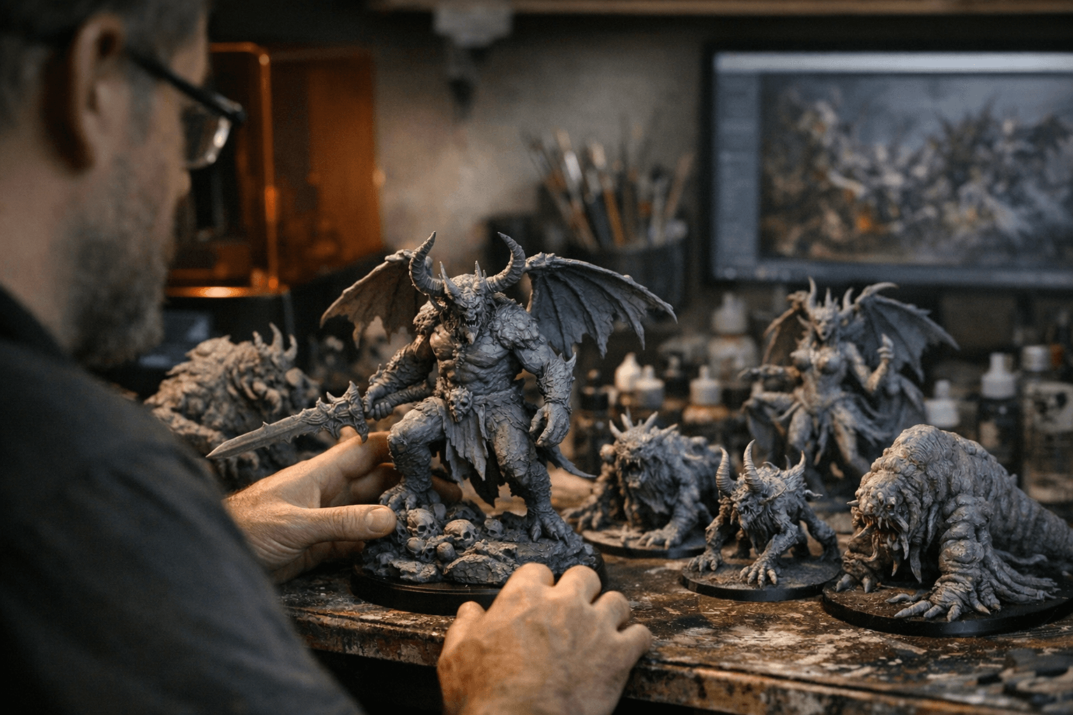 Sin's Miniatures launches 40-plus Daemonic Invasion STL collection
