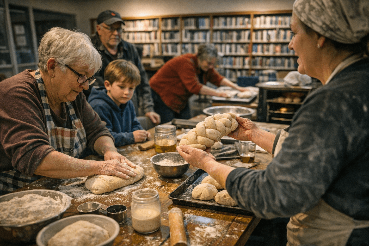 Jamestown library’s bread night promotes cooking skills and community