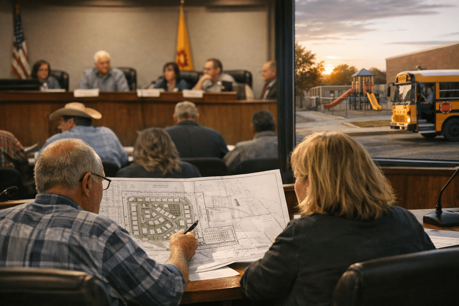 Valencia County councils review subdivisions, leadership, and school leases
