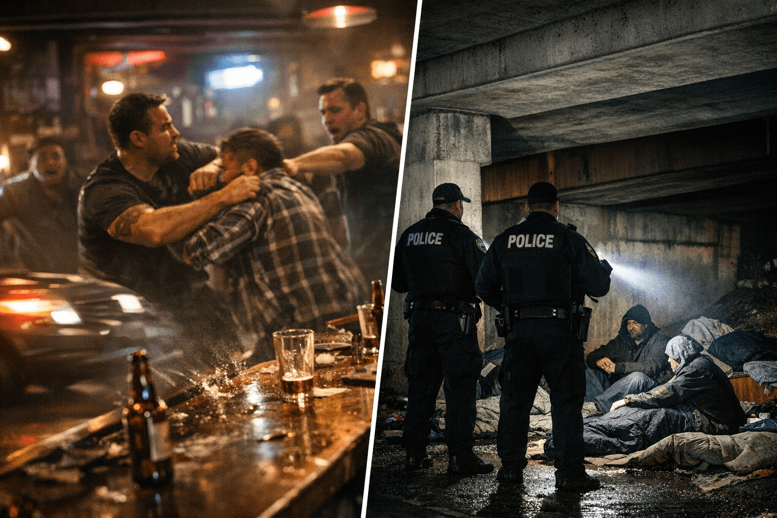 Fortuna police log shows bar brawl, reckless driving, homelessness concerns