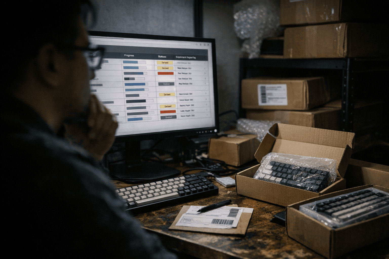 Deskhero status page clarifies group buy shipping and delays