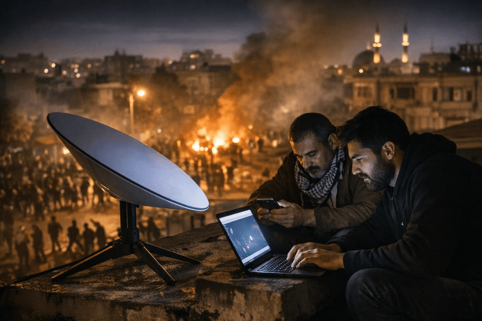 Iranians use Starlink to pierce blackout, exposing health and equity risks