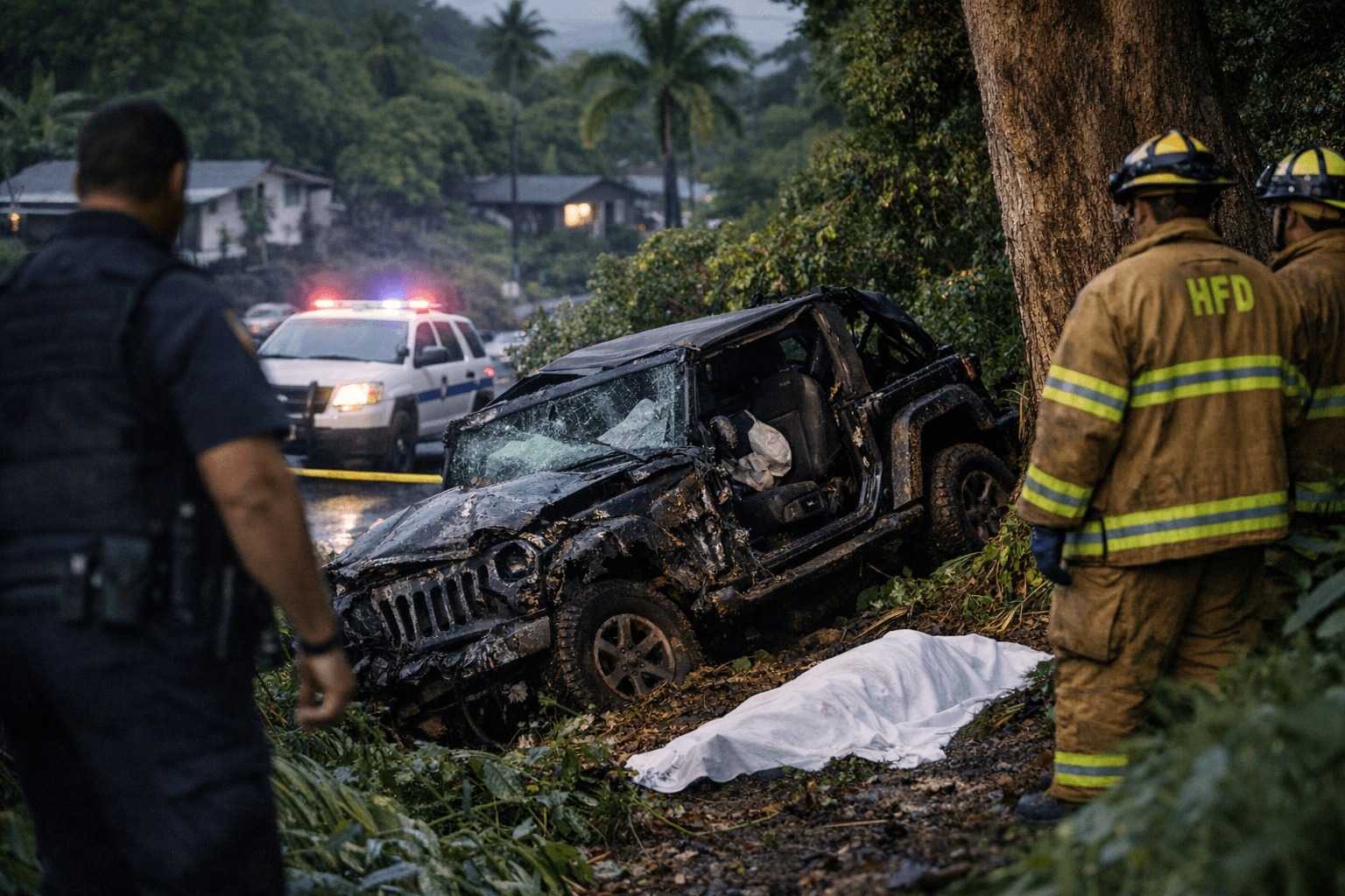20-year-old Hilo driver dies after crash on Mahiai Street