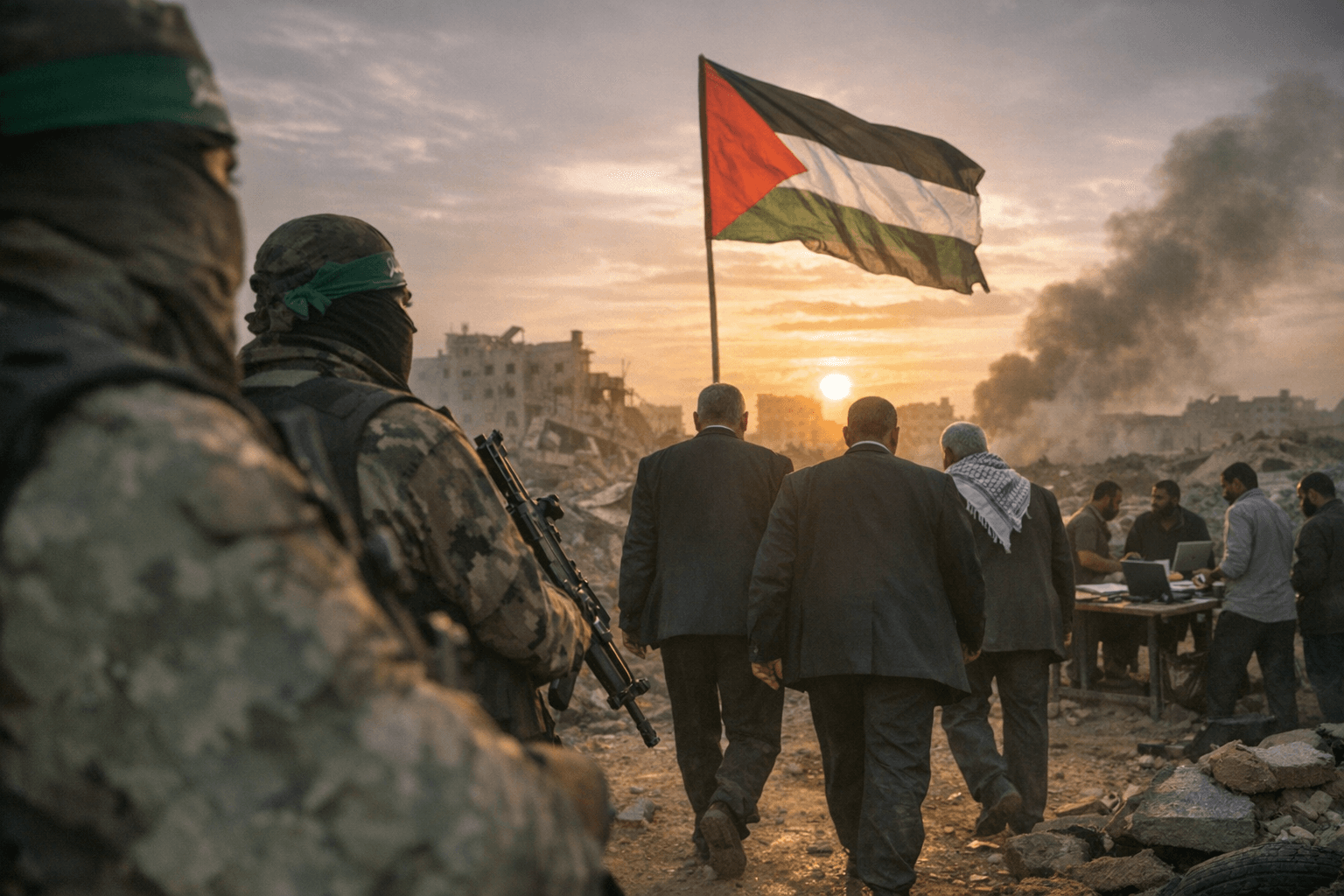 Hamas to dissolve Gaza government once technocratic committee assumes control