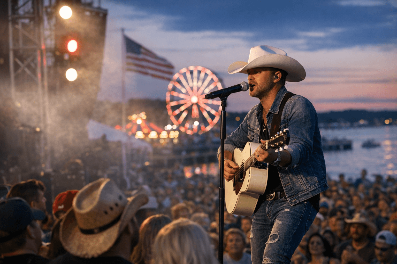 Justin Moore to headline National Cherry Festival 100th Bayside stage