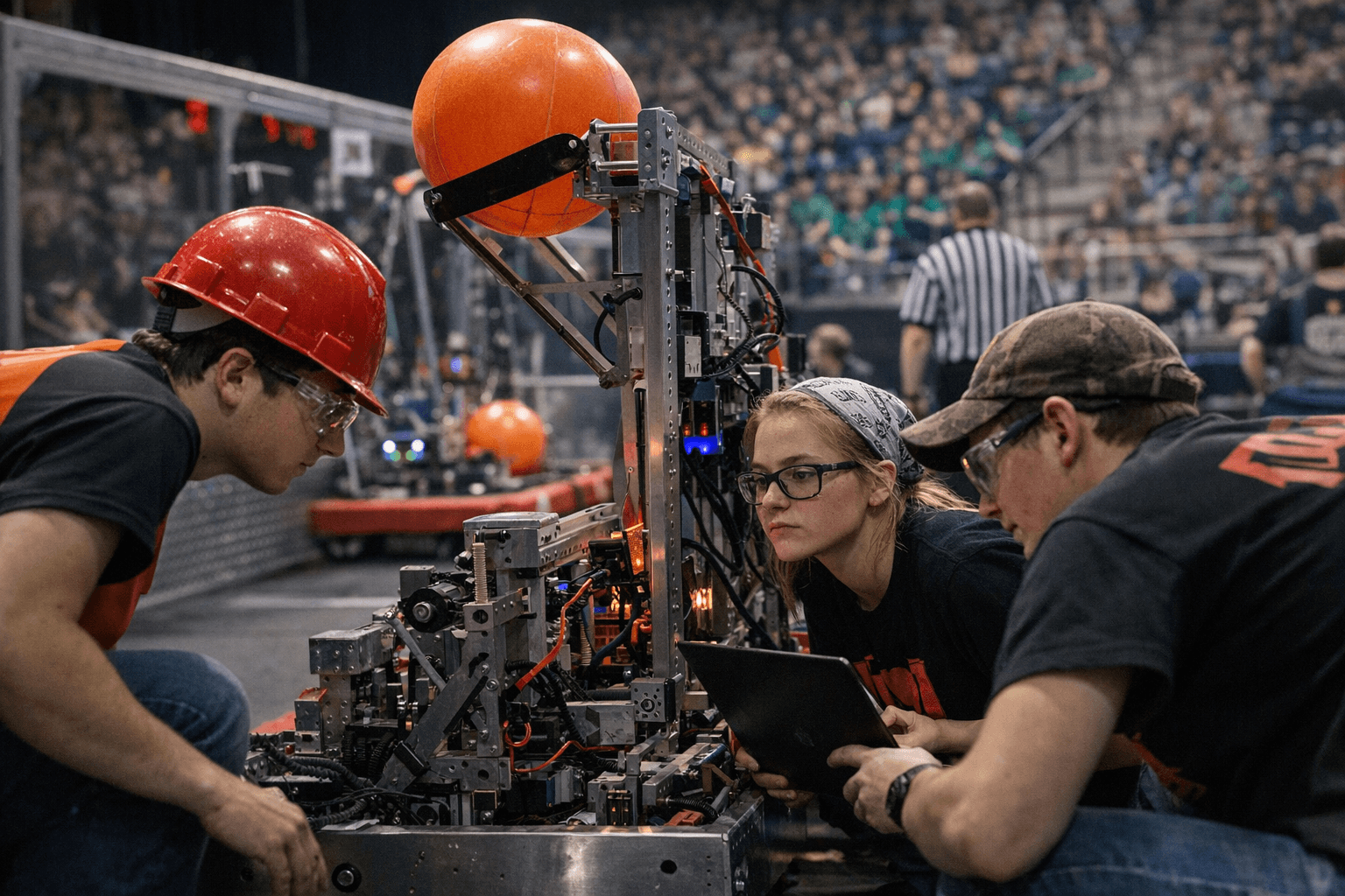 Fifteen Appalachian teams at Southeast Kentucky FIRST robotics regional