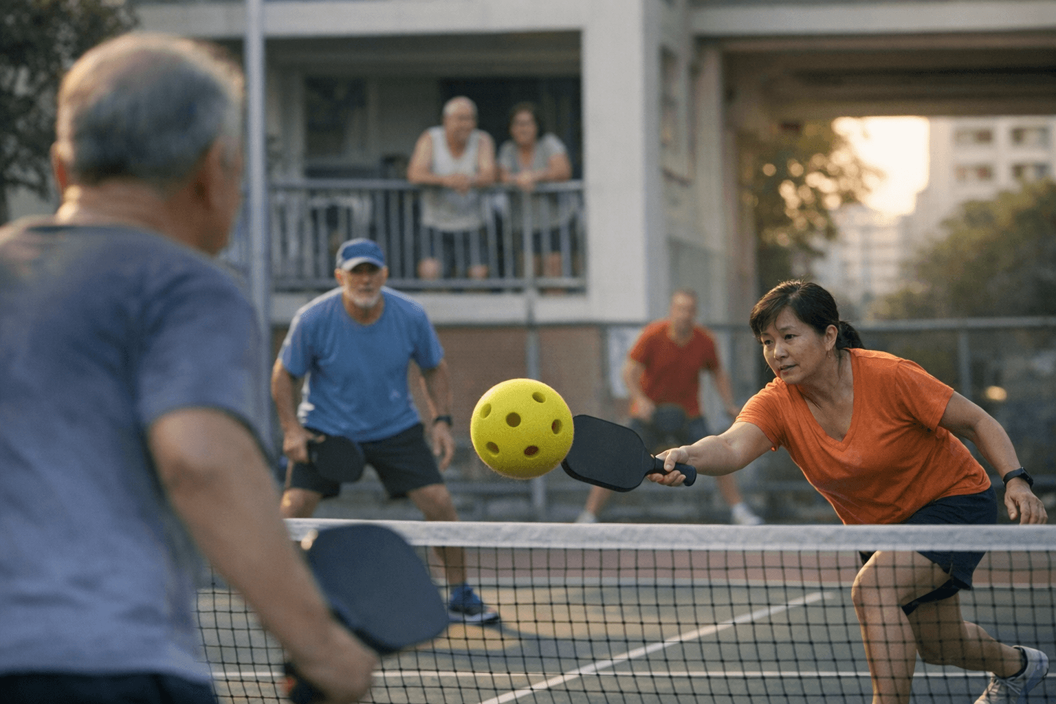 Mountbatten trials foam pickleballs to curb neighbour noise