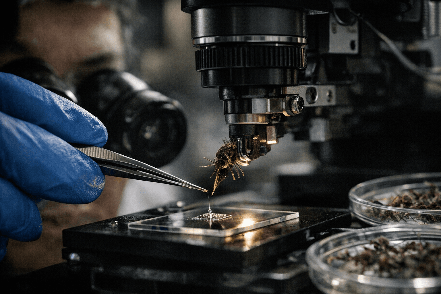 Mosquito proboscis repurposed as ultrafine 3D printing nozzles for microprints