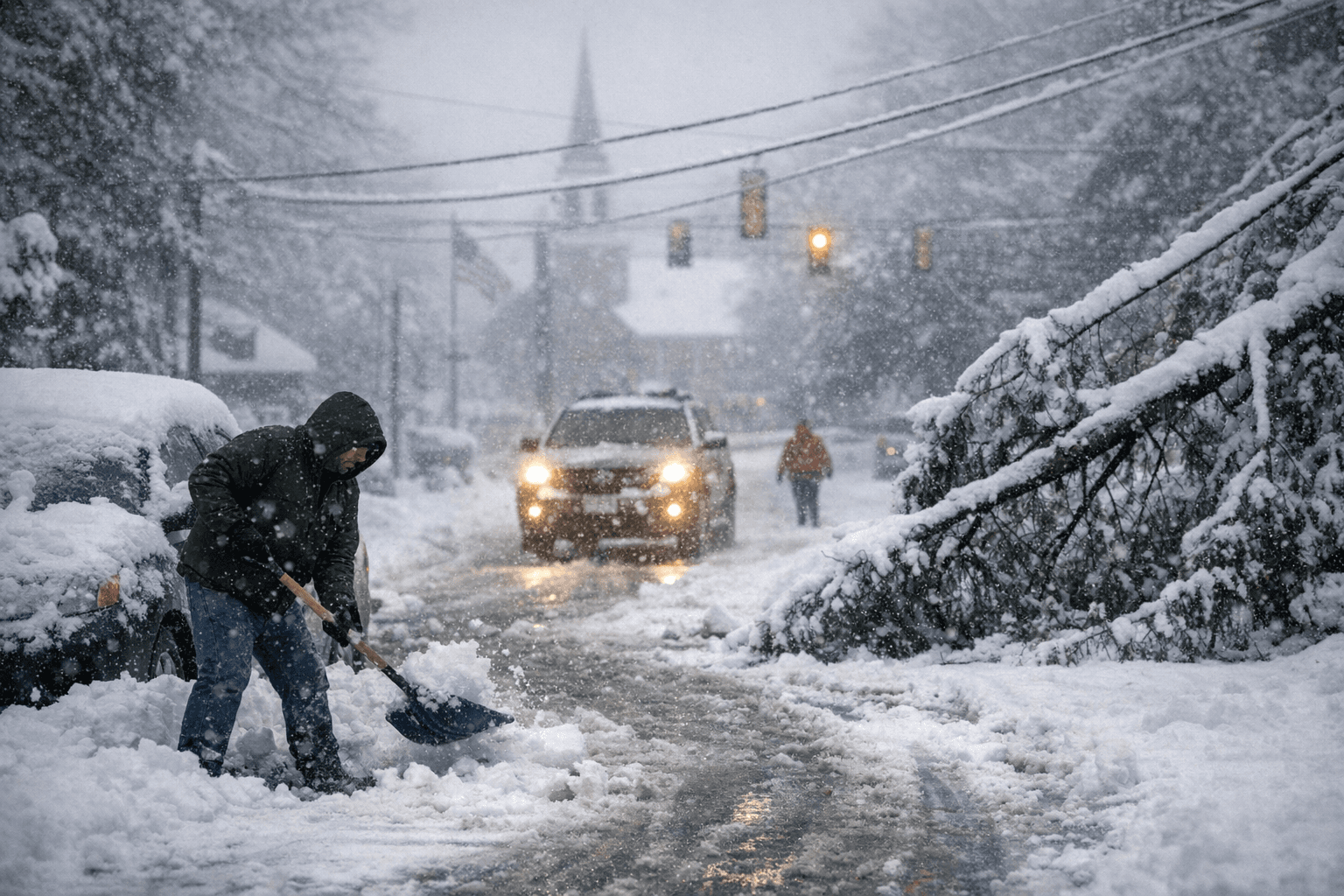 Heavy, patchy snowfall leaves Mebane and Elon dealing with disruption